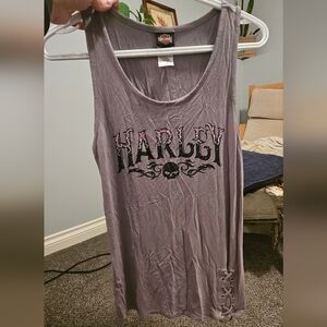 Harley-Davidson purple Tank Top With Side Detail